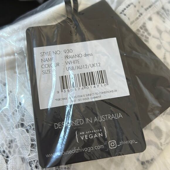 Zhivago Praiano Midi Dress in White - Picture 10 of 11